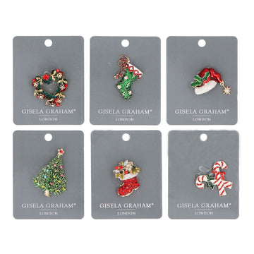 Diamanté Christmas brooch - Daisy Park