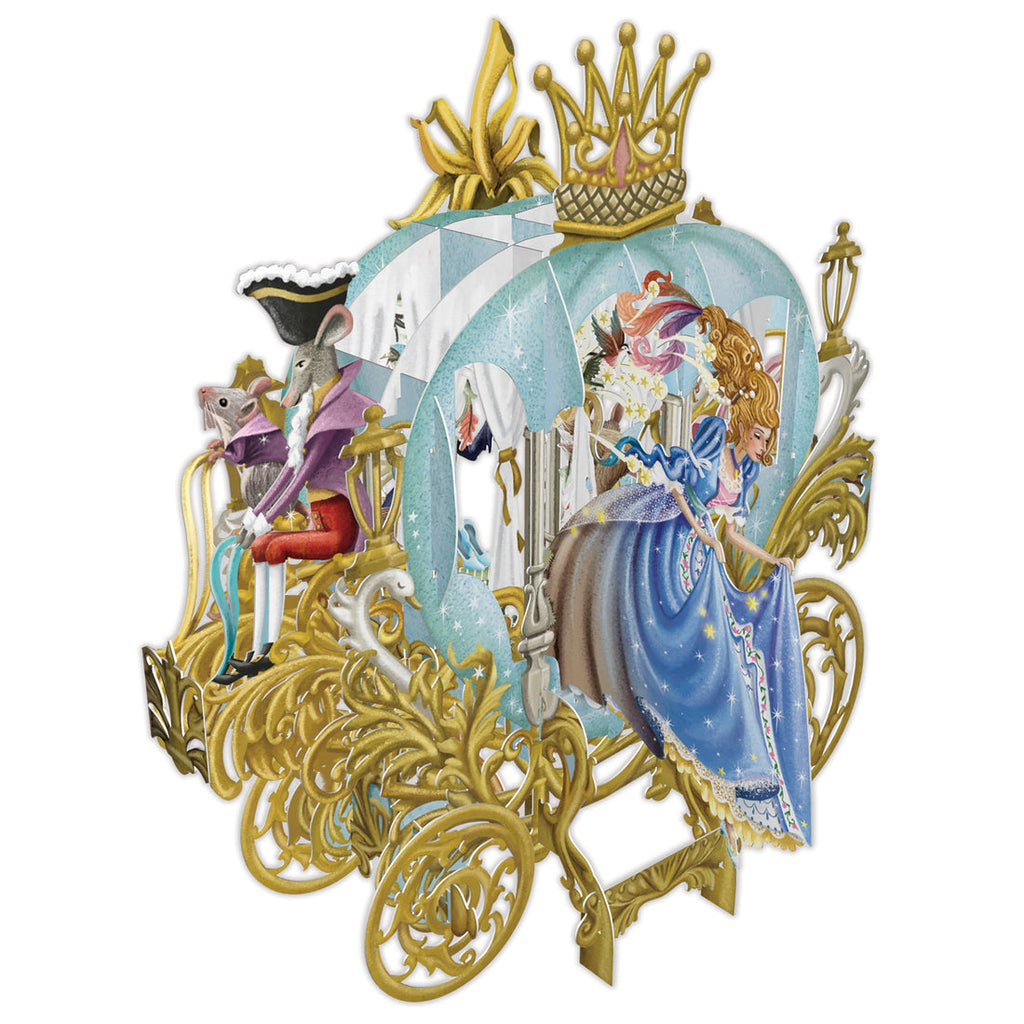 Cinderella's Carriage 3D pop up greeting card - Daisy Park