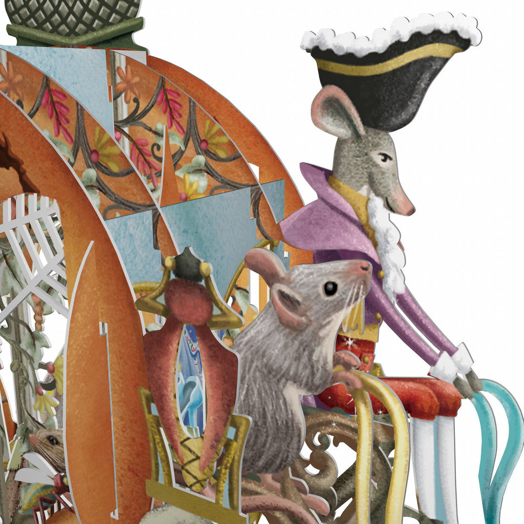 Cinderella's Carriage 3D pop up greeting card - Daisy Park