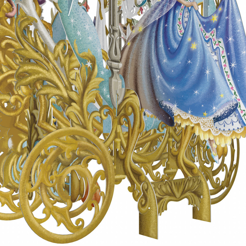 Cinderella's Carriage 3D pop up greeting card - Daisy Park