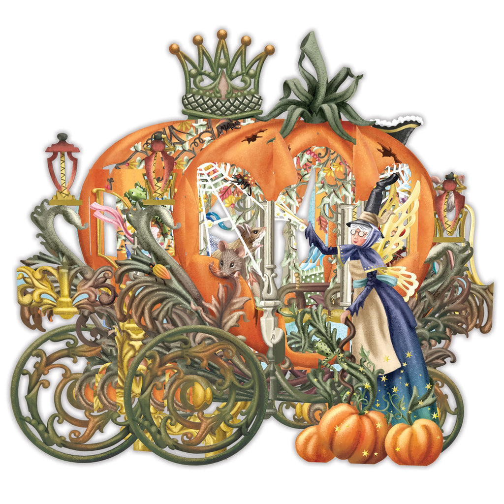 Cinderella's Carriage 3D pop up greeting card - Daisy Park