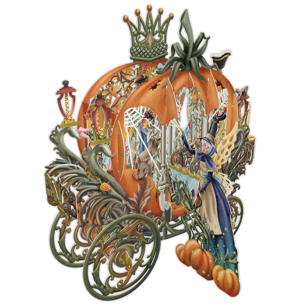 Cinderella's Carriage 3D pop up greeting card - Daisy Park