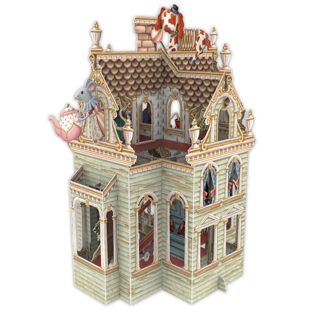 Doll's House 3D pop up greeting card - Daisy Park