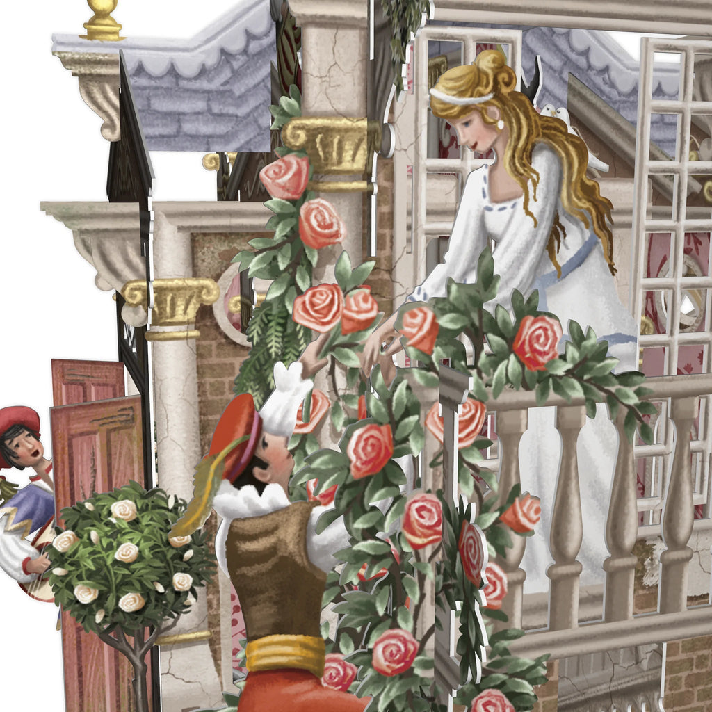 Romeo & Juliet 3D pop up greeting card - Daisy Park