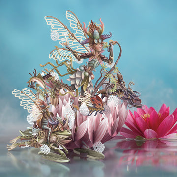 River Fairy 3D pop up Greetings card - Daisy Park