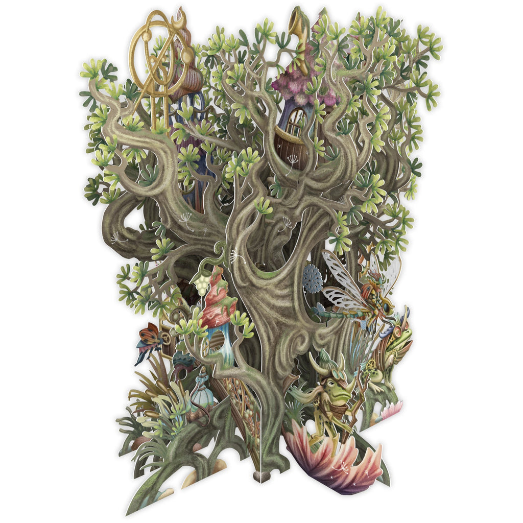 Fairy House on the river 3D pop up greeting card - Daisy Park