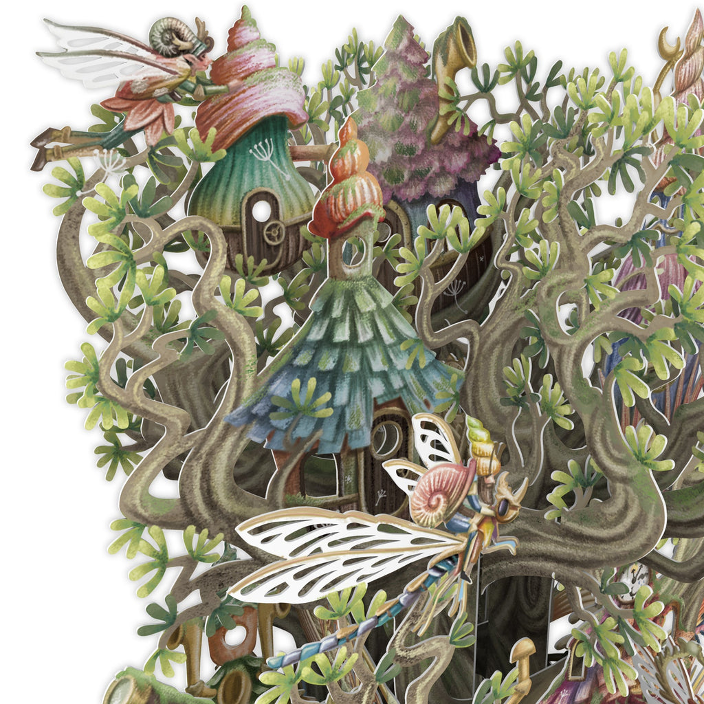 Fairy House on the river 3D pop up greeting card - Daisy Park