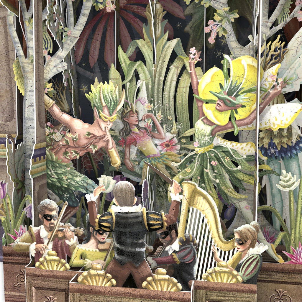 A Midsummer Night's Dream 3D pop up greeting card - Daisy Park