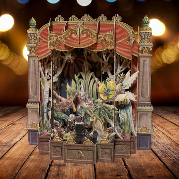 A Midsummer Night's Dream 3D pop up greeting card - Daisy Park