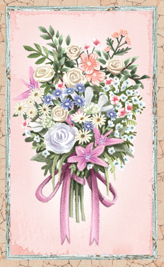 Wedding Arbour 3D pop up greeting card - Daisy Park