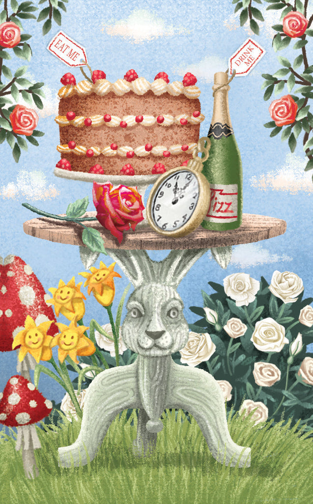 Rabbits house 3D pop up greeting card - Daisy Park