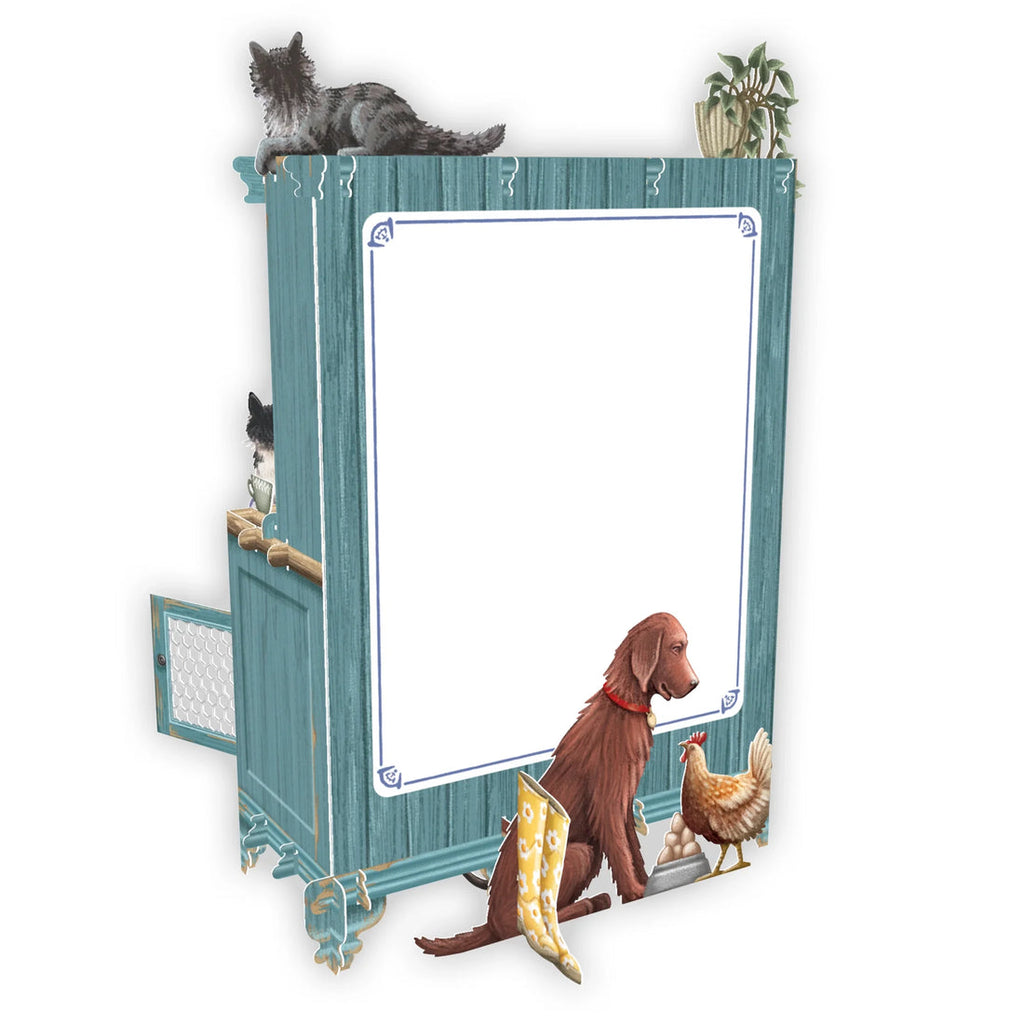 Scrambled mischief 3D pop up greeting card - Daisy Park