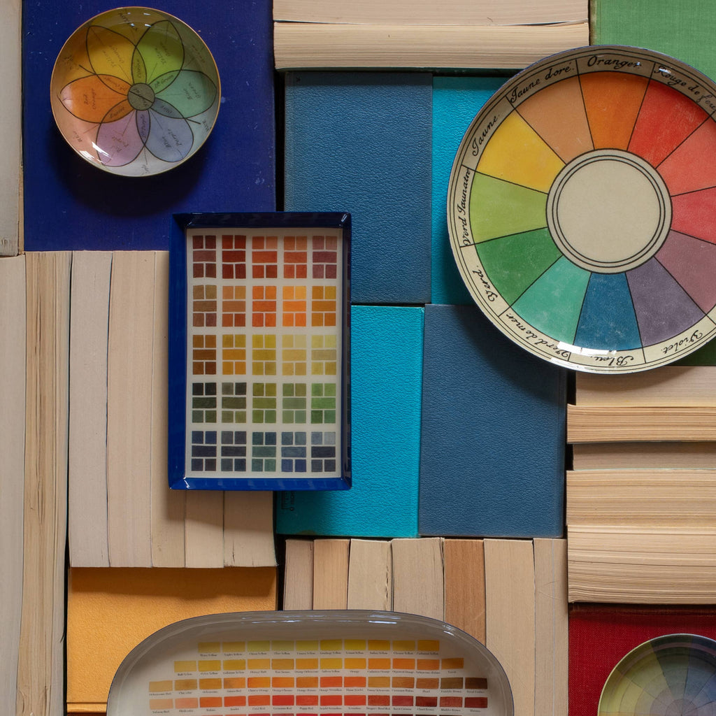 Rectangular Enamel Tray - Watercolour Swatches - Daisy Park