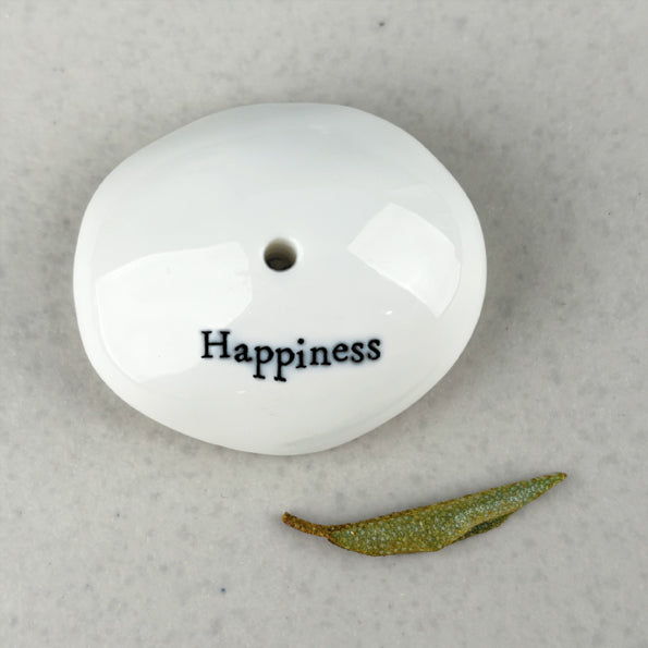 Pebble incense holder - Happiness - Daisy Park
