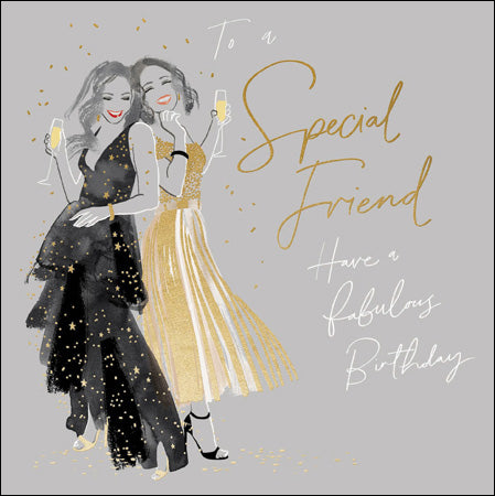 Special Friend bubbles birthday card - Daisy Park