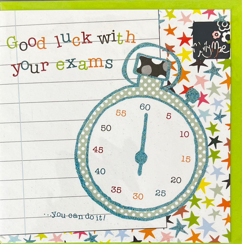Good luck with your exams card - Daisy Park