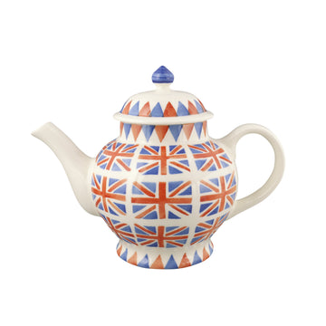 Emma Bridgewater Union Jack 4 mug teapot - Daisy Park