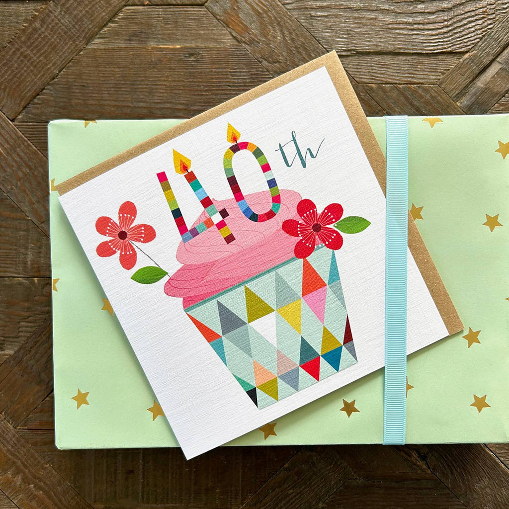 Cupcake 40th Birthday Card - Daisy Park
