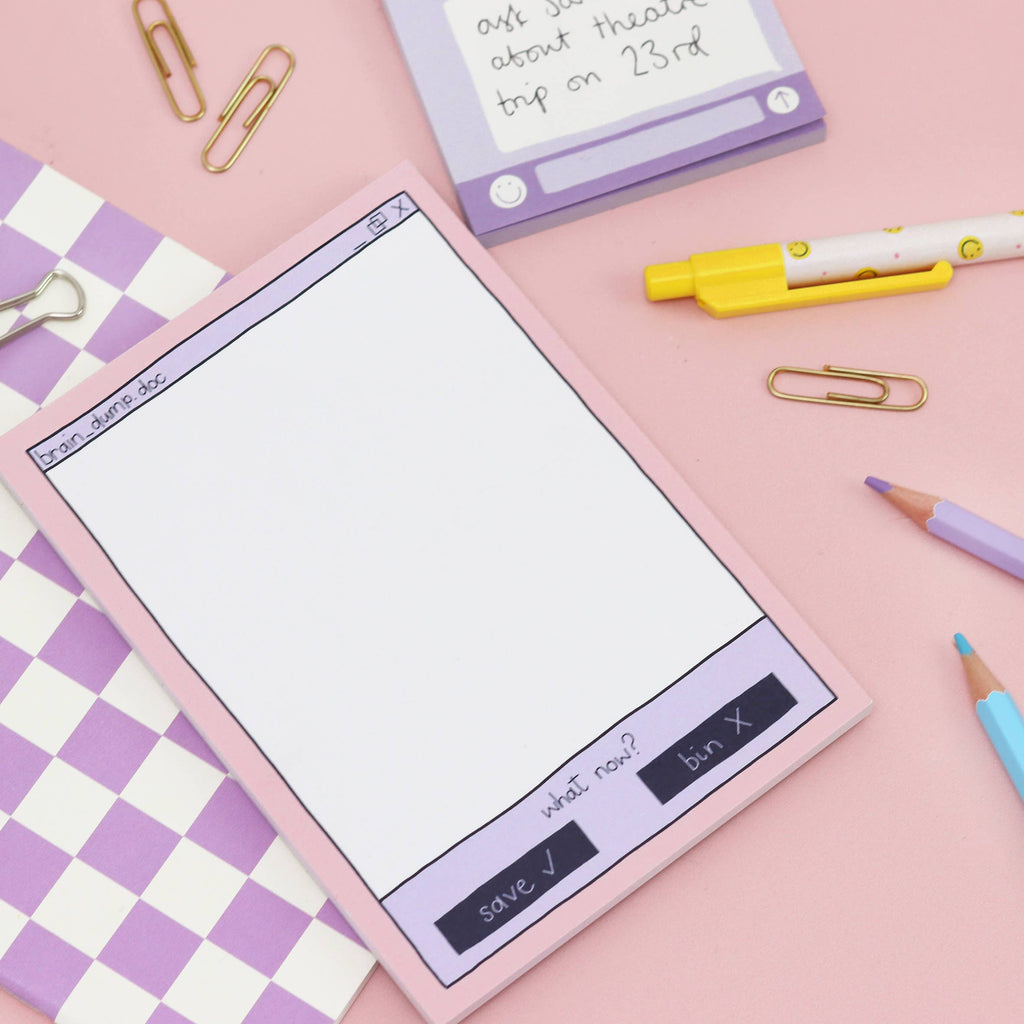 A6 notepad - brain dump - Daisy Park