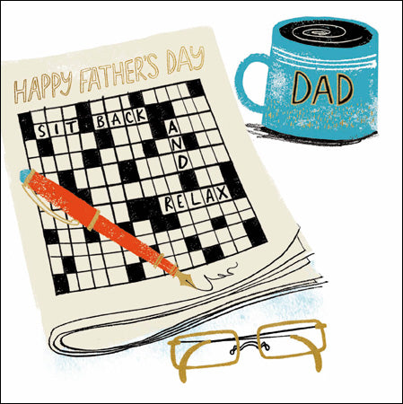 Best puzzle solver Father's Day card - Daisy Park