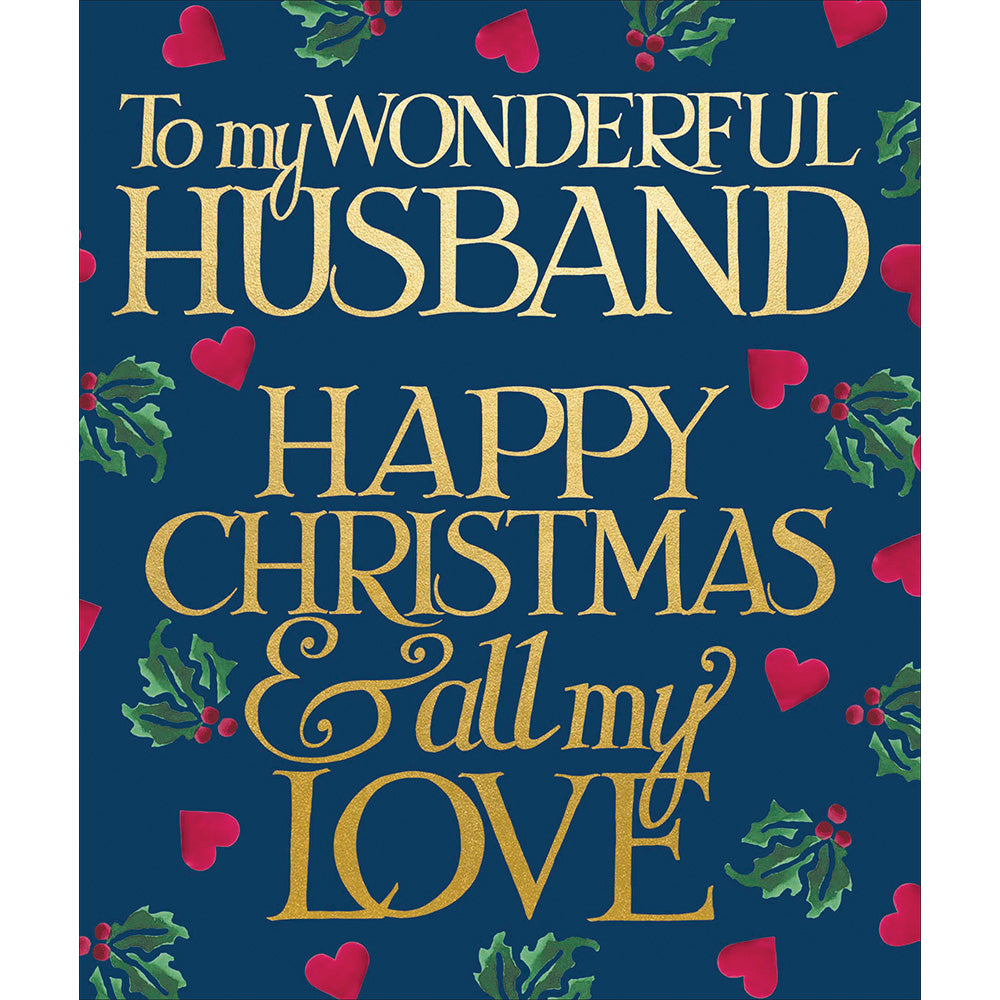 Emma Bridgewater Husband Christmas card - Daisy Park