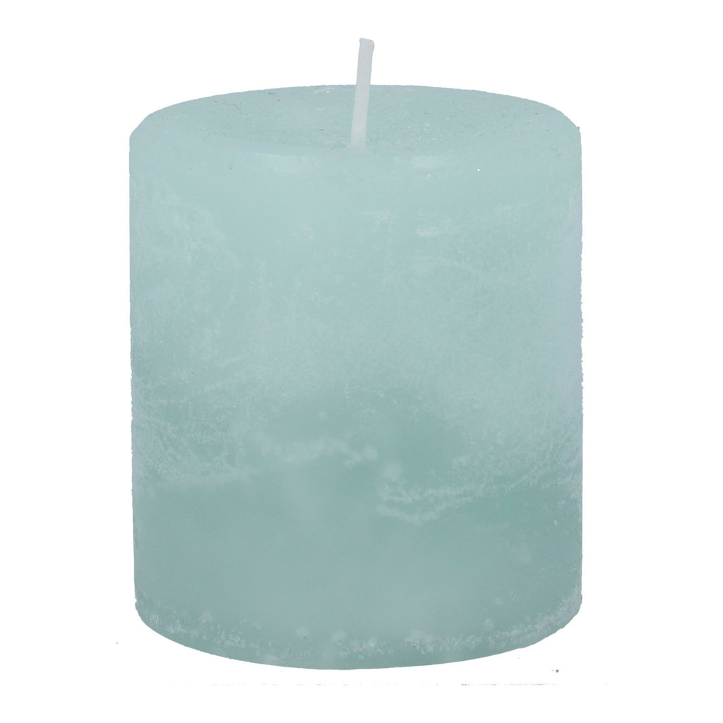 Pale blue pillar candle small - Daisy Park