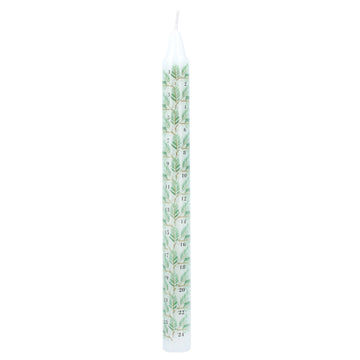 Fir sprig and berries advent candle - Daisy Park
