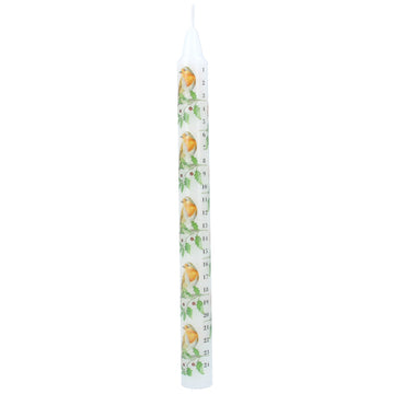 Robin Holly advent candle - Daisy Park