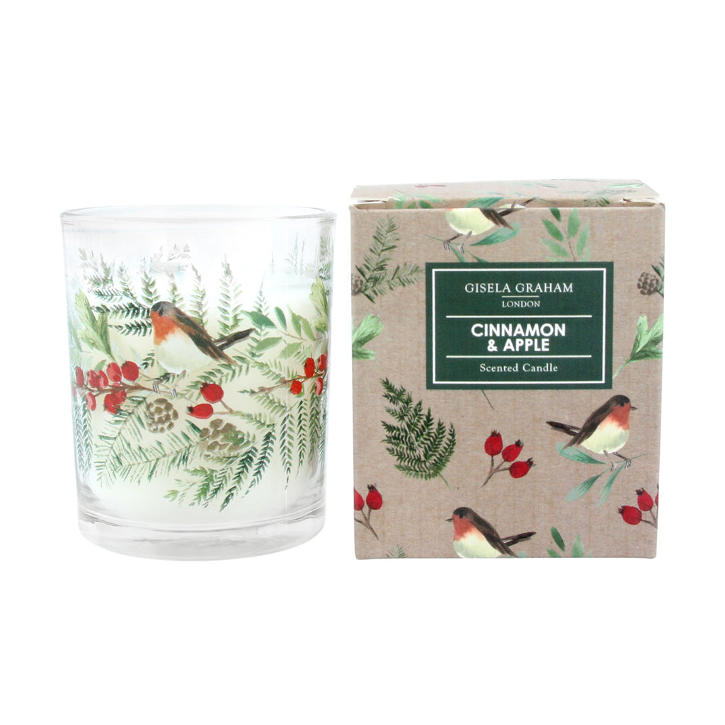 Robin Rosehips scented small boxed candle - Daisy Park