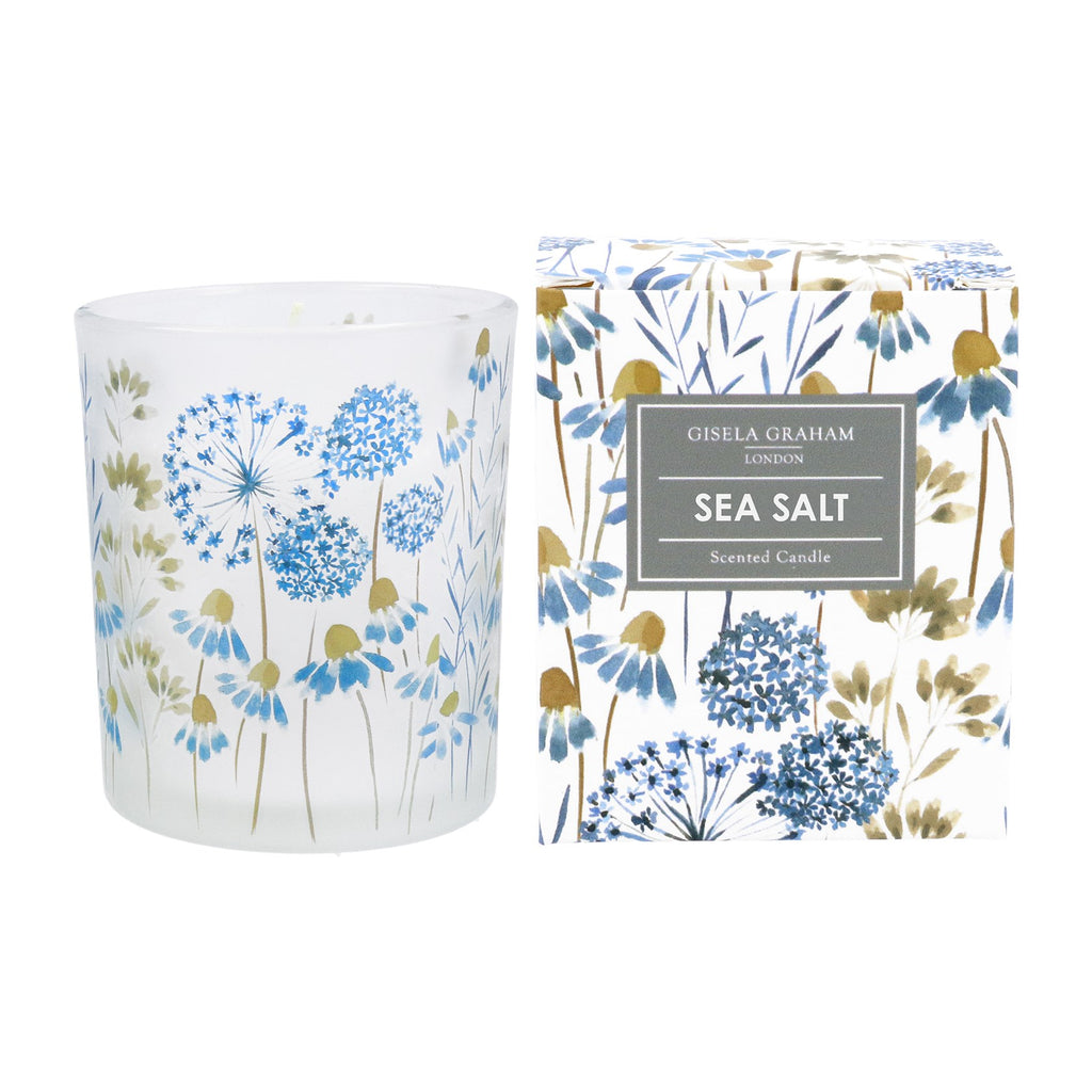 Blue Meadow scented Small Boxed Candle Pot - Daisy Park