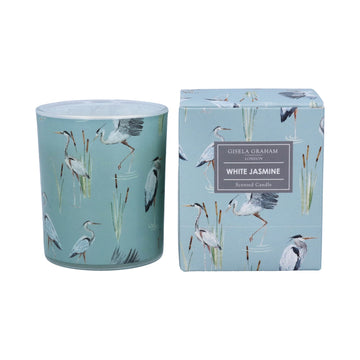Herons scented large Boxed Candle Pot - Daisy Park