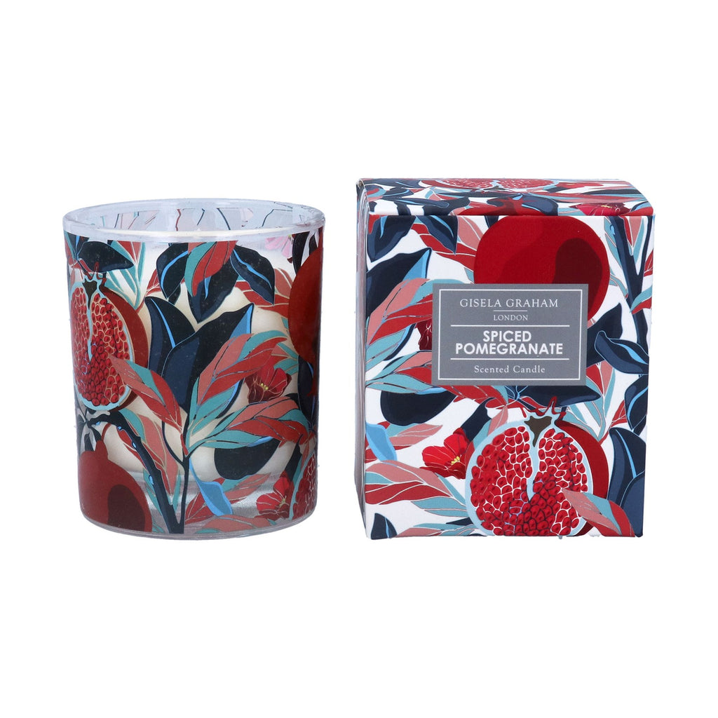 Spiced Pomegranate scented large Boxed Candle Pot - Daisy Park