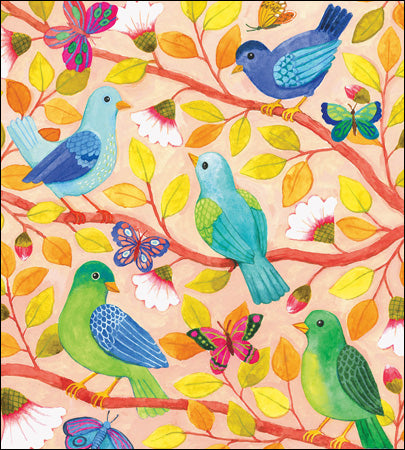 Birds & Butterflies card - Daisy Park