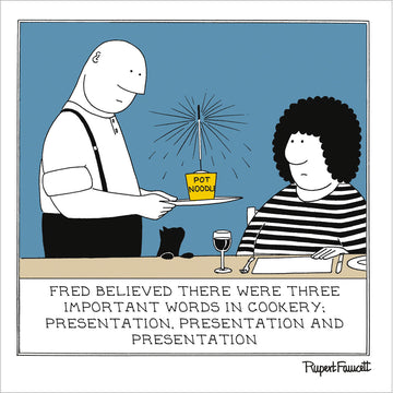 Fred Celebration dinner card - Daisy Park