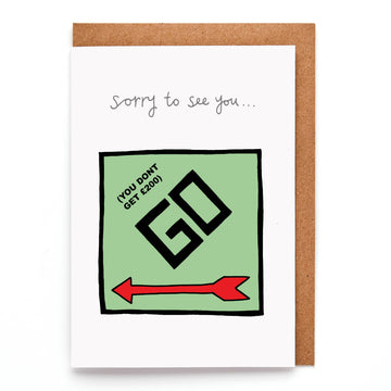 Go Monopoly Farewell Card | Goodbye Card | Leaving Card - Daisy Park