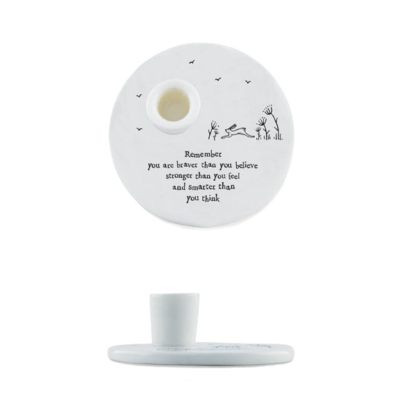 Candle holder - Remember you are braver - Daisy Park