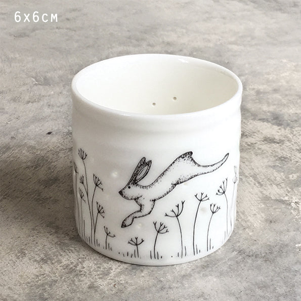 East of India tea light holder - Hare - Daisy Park