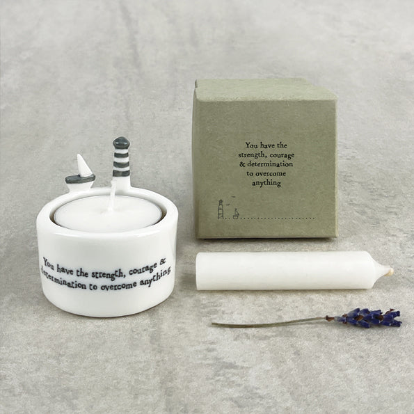 Candle & tea light holder - You have the strength - Daisy Park