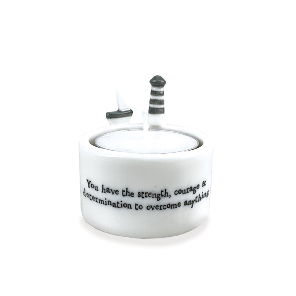 Candle & tea light holder - You have the strength - Daisy Park