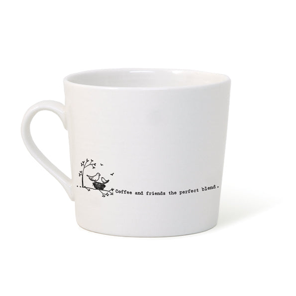 Coffee and friends the perfect blend porcelain boxed mug - Daisy Park