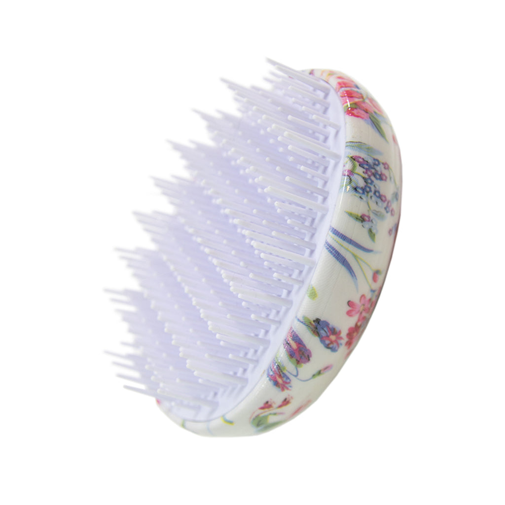 Detangling Floral print hairbrush - Daisy Park