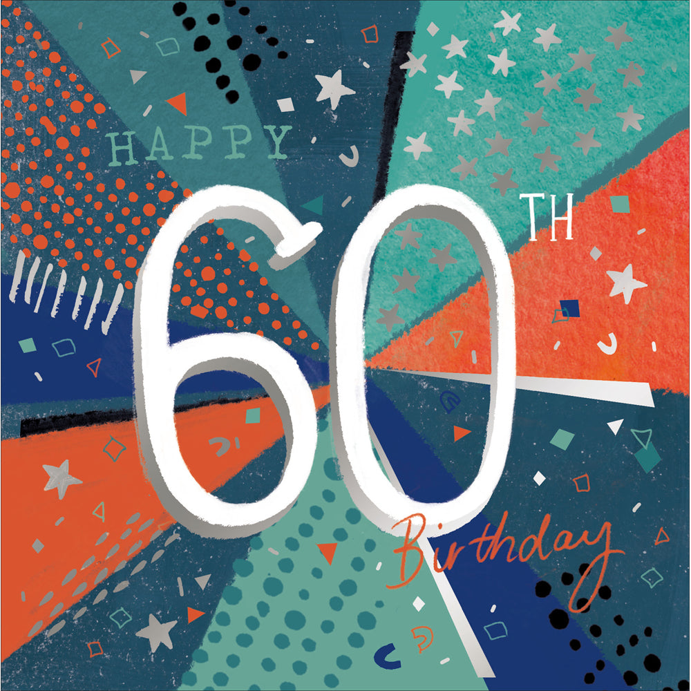 60th special birthday card - Daisy Park