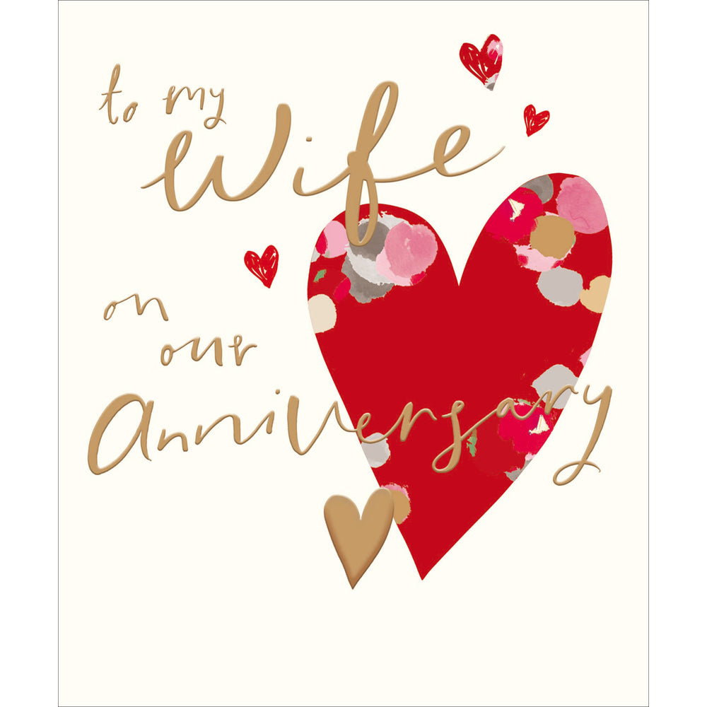 Wife wedding anniversary card - Daisy Park