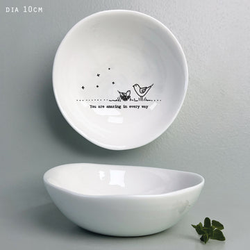 Medium Wobbly You are amazing bowl - Daisy Park