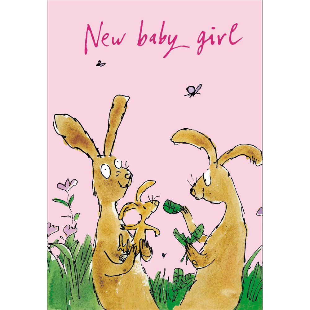 New baby girl card - Daisy Park