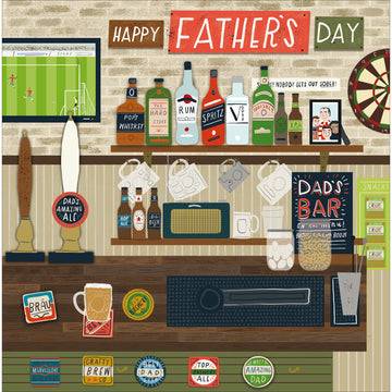 Man cave -  Father's Day Card - Daisy Park