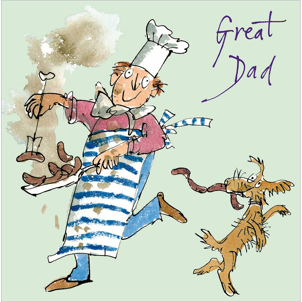 BBQ time -  Father's Day Card - Daisy Park