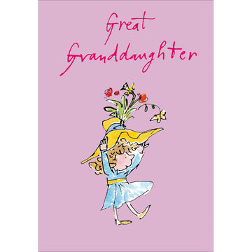 Great Granddaughter card - Daisy Park