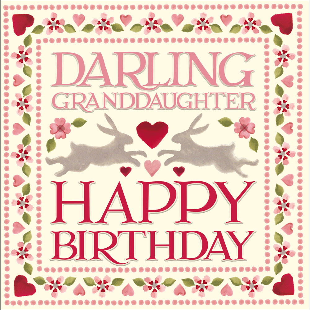 Emma Bridgewater Granddaughter Birthday card - Daisy Park