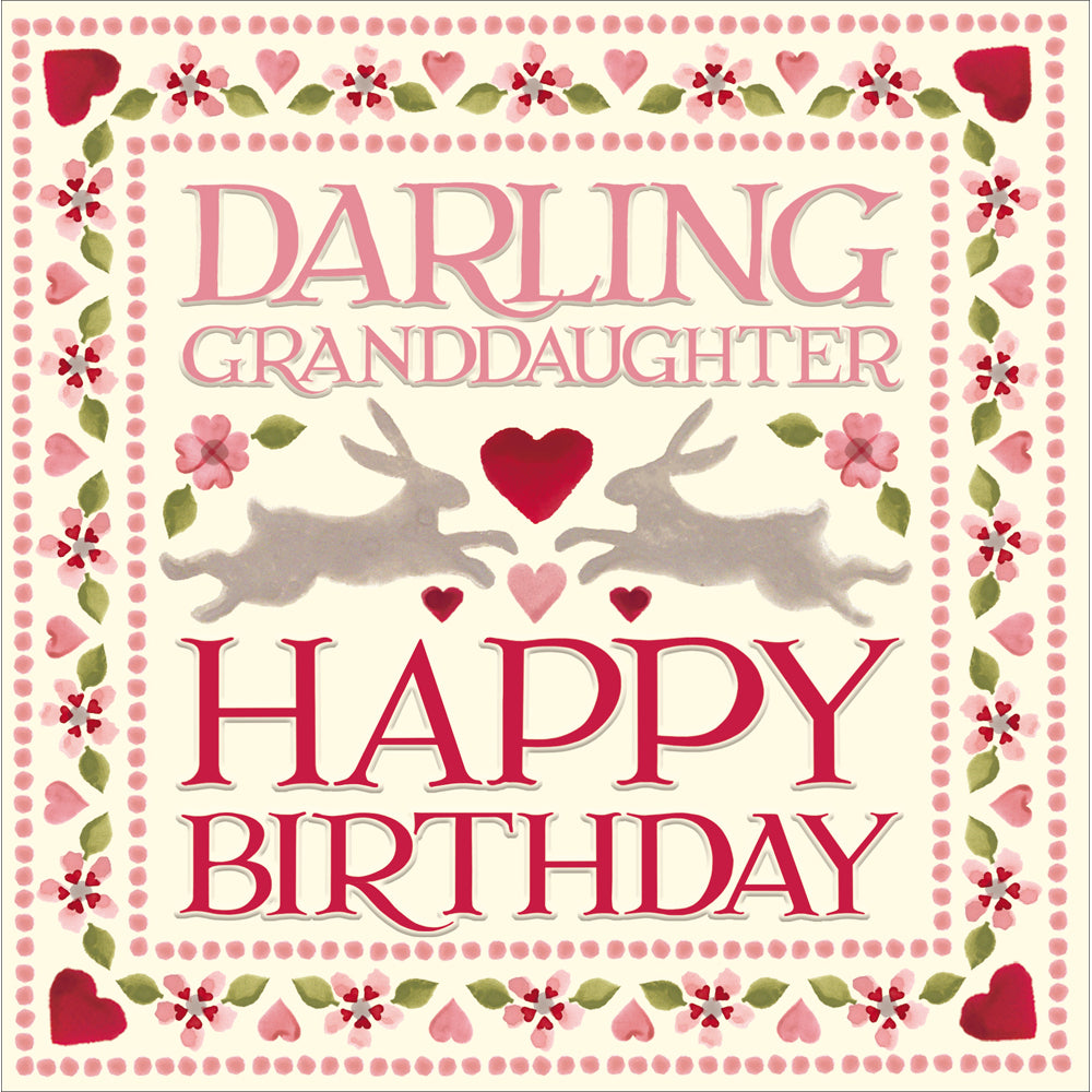 Emma Bridgewater Granddaughter Birthday card - Daisy Park